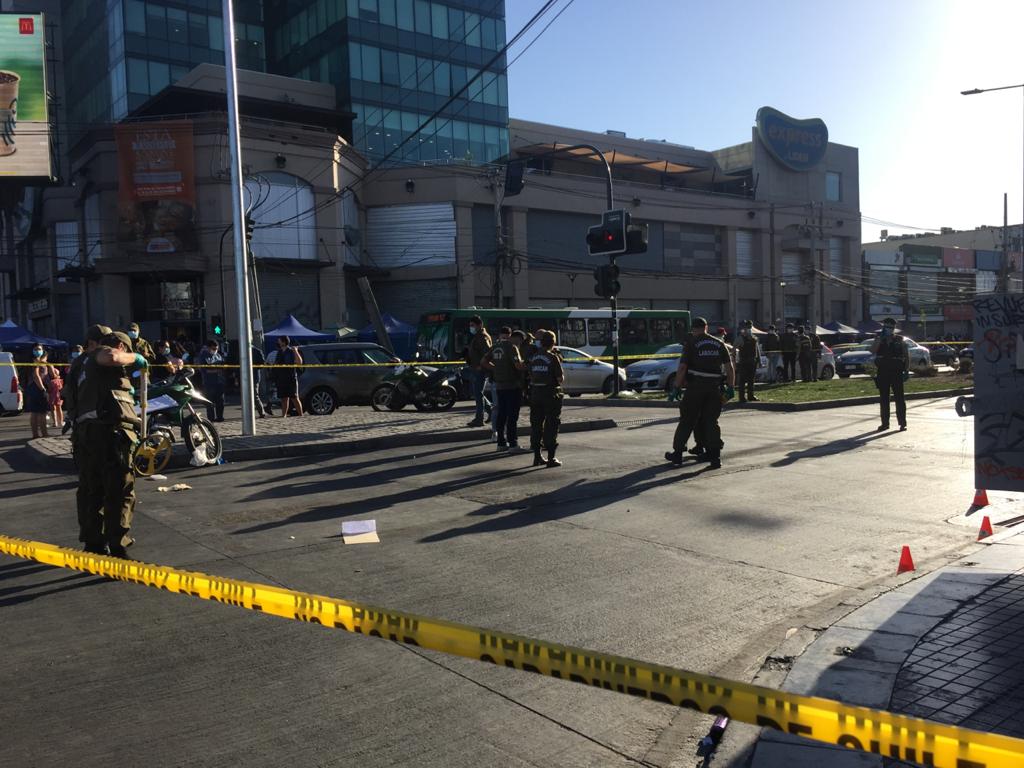 Balacera en Plaza de Maipú dejó al menos 4 personas heridas y 1 fallecida