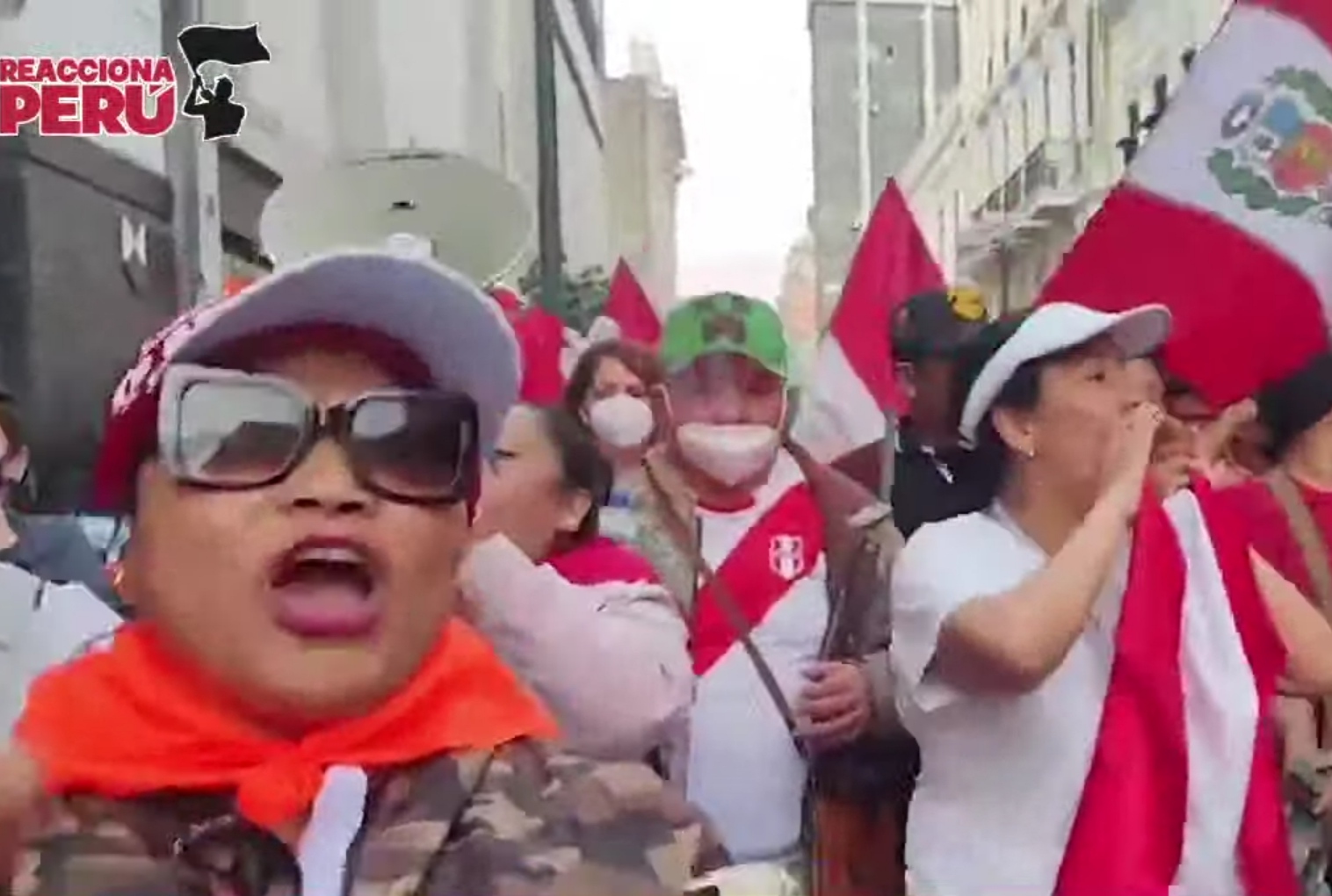 PERU: Marcha contra el Presidente Pedro Castillo en Lima