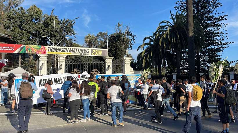 Protestaron afuera de la Gala del Festival Viña 2025
