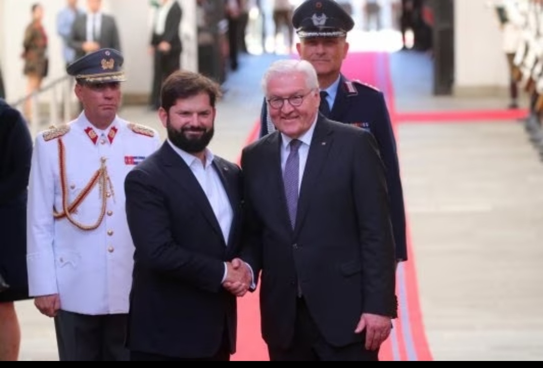 Presidente Gabriel Boric, se reúne con el Presidente de Alemania para reforzar los vínculos políticos, económicos y sociales