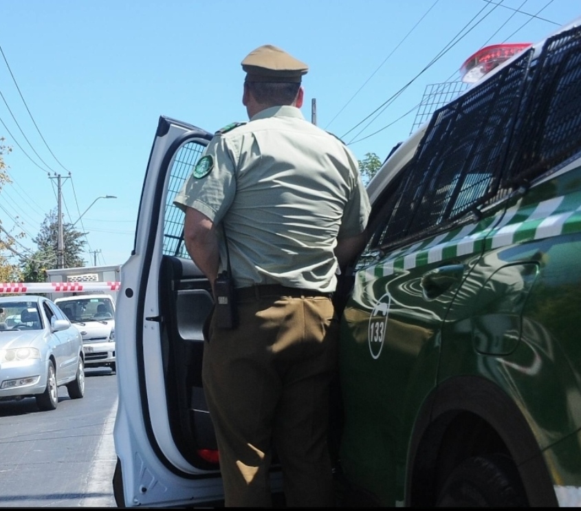 Carabinero atropellado en control vehicular